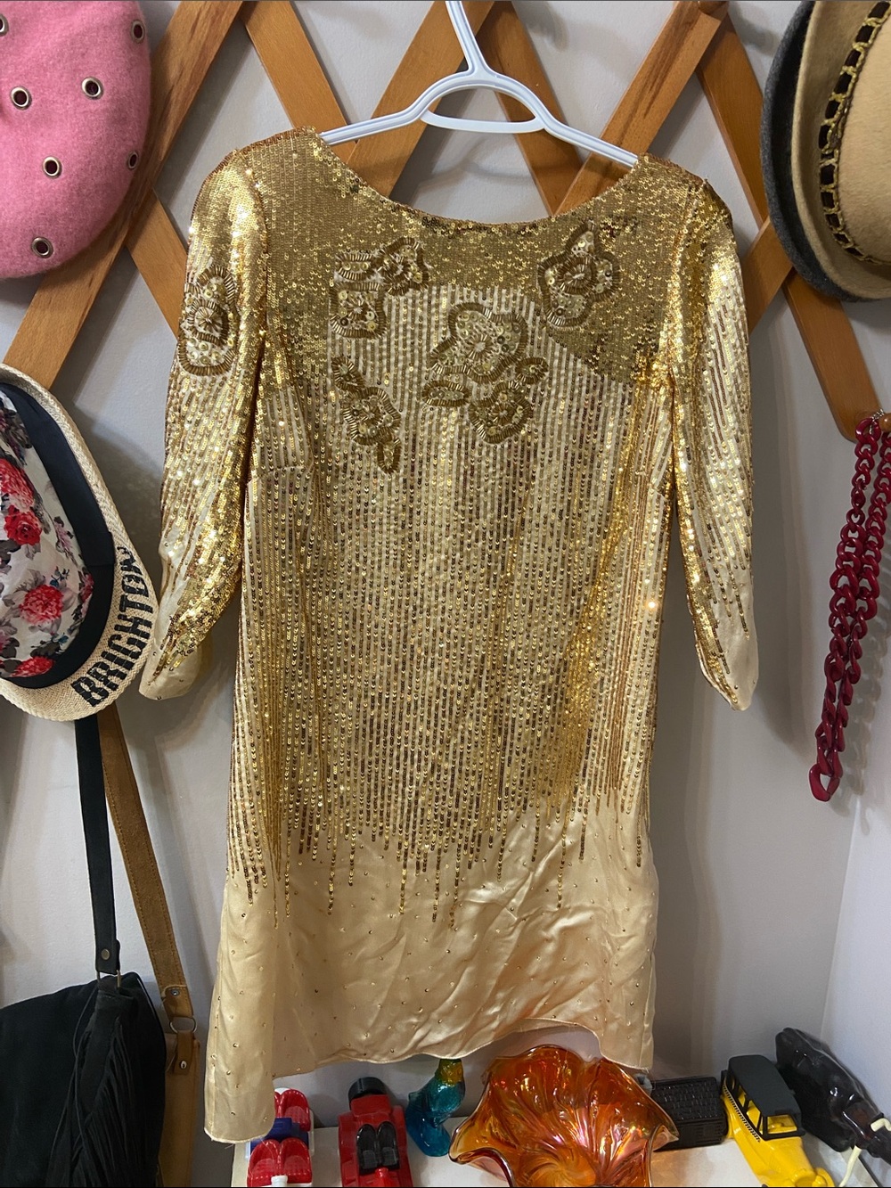 Haleston Sequinned Dress